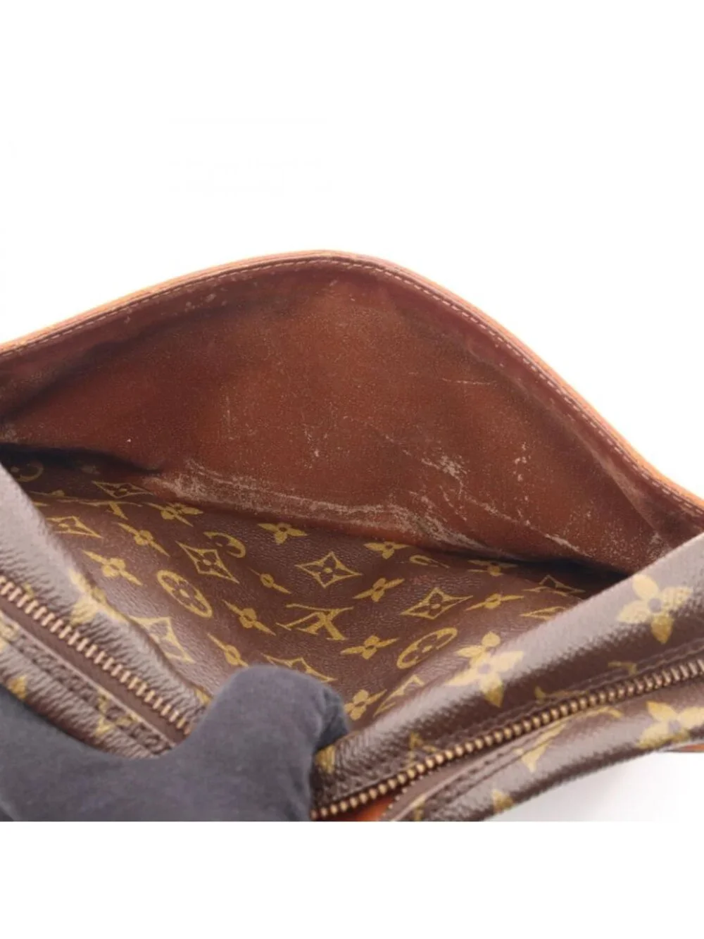 Louis Vuitton Clutch Compiegne 28 Monogram Canvas Leather